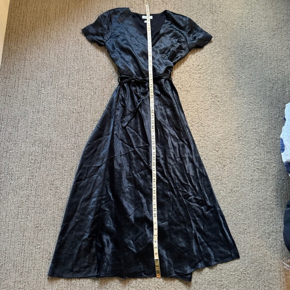 Babaton Chattel Satin Wrap Dress - Picture 5 of 9